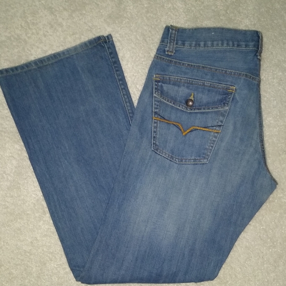 GUESS BUTTON FLY BLUE JEANS MEN'S 34 X 33 - Picture 3 of 6